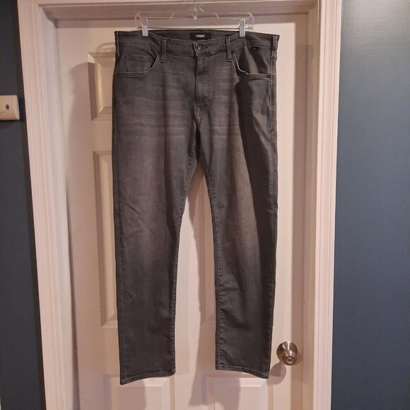 Mavi Jake Jeans Mens Size 38x32 Slim Straight Distressed‎ Denim Tencel Soft - Picture 1 of 12